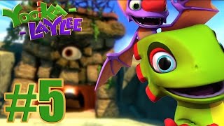 Yooka  Laylee Gameplay Walkthrough Part 5 World 1 Boss  100  Walkthrough [upl. by Newob]