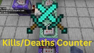 Minecraft Kill and Death Counter [upl. by Aicital]