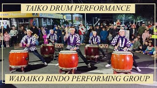 TAIKO DRUMS by WADAIKO RINDO  SNOWFEST GIPPSLAND 2024 at WARRAGUL VIC [upl. by Christy]