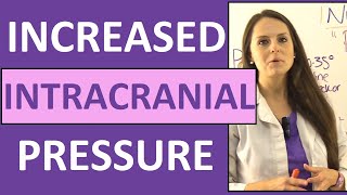 Increased Intracranial Pressure Nursing Pathophysiology NCLEX Symptoms Cerebral Perfusion Pressure [upl. by Sublett223]