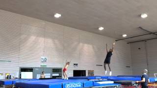 Swiss Trampoline Team training for World Cups [upl. by Ordisy]