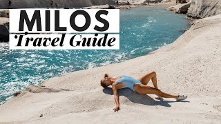 Milos Greece Travel Guide Everything You Need to Know [upl. by Olegnaed]