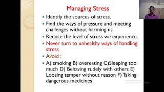 Video Soft Skills Stress Management TYBA CompEng [upl. by Einafets]