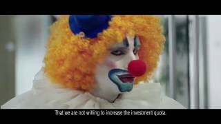 Treccani Clown Commercial  Spot Treccani Pagliaccio [upl. by Anaujat]