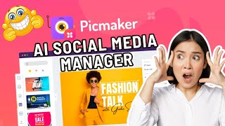 Picmaker Lifetime Deal  Best AI Social Media Manager [upl. by Newberry385]