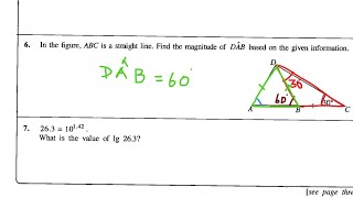 2018 GCE OL Maths PAST PAPER English⚡ Isoceles Triangle 🔽 Part1 expected questions with answers [upl. by Anivahs]