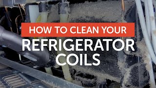 How to Clean Refrigerator Condenser Coils at Home [upl. by Halak]