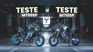 TESTE YAMAHA MT 09SP E MT10SP  Yamaha MT Tour Portugal Ep12 [upl. by Kcitrap434]