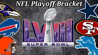 2024 NFL Playoff Bracket  Unpretentious Sports [upl. by Fiona]