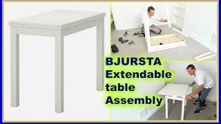 IKEA BJURSTA Extendable table [upl. by Jany]