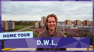 Tour of Luuk’s home in the DWL building  Rotterdam De Esch [upl. by Carli502]