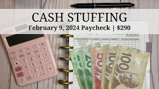 CASH STUFFING  FEB 9 PAY  290 [upl. by Lagiba]