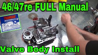 TransGo TFOD3 46re47re Full Manual Valve Body kit INSTALL amp Test DRIVE [upl. by Osicran]