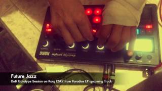 DJ Galactic  Future Jazz Drum and Bass Jam Korg ESX2 [upl. by Tocs782]