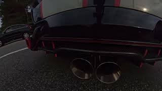 FK8 Honda Civic Type R Custom MagnaFlow 14807 Exhaust [upl. by Anamuj]