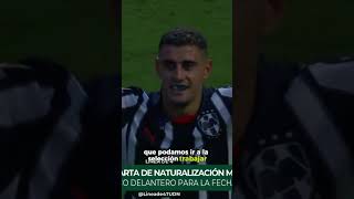 Las primeras palabras de Berterame tras su convocatoria a la Selección Mexicana 🇲🇽 [upl. by Nedmac782]