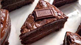 Hersheys Chocolate Fudge Cake Recipe [upl. by Ashly]