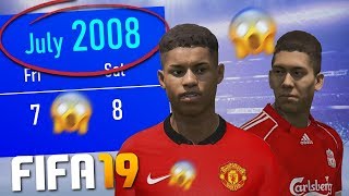 I WENT 10 YEARS INTO THE PAST ON FIFA 19 CAREER MODE [upl. by Yleek]