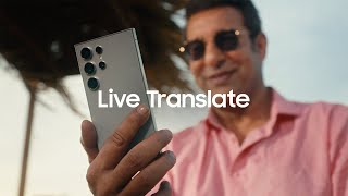 Galaxy AI  Live Translate  Galaxy S24 Series [upl. by Wiencke]