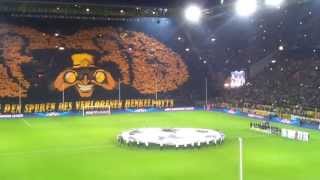 BVB  MALAGA  GRAN TIFO  Südtribüne  CHAMPIONS LEAGUE [upl. by Logan]