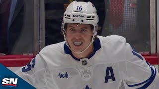 Mitch Marner Knots Game In Final Minute With PowerPlay Snipe [upl. by Adirem830]