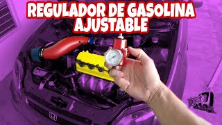 MAS PRESION DE GASOLINA😈🔥 REGULADOR DE GASOLINA AJUSTABLE AL HONDA CIVIC [upl. by Vickey]