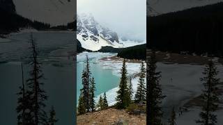 Moraine Lake Banff Alberta winter [upl. by Rheims]