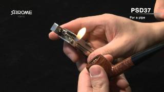 SAROME PSD37 pipe lighter for pipe smokingPV [upl. by Seldun907]