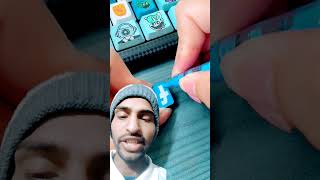 Drawing Facebook on the keyboard shorts diy art keyboard tiktok trending fyp [upl. by Myers]