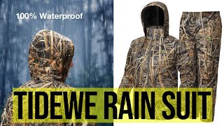 TideWe Rain Suit Review BEST BUDGET SUIT [upl. by Buchheim]