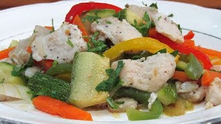 Pescado Salteado Con Vegetales ¡Muy Rico [upl. by Huang16]