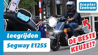 DE BESTE ELEKTRISCHE SCOOTER GETEST  WAAR VOOR JE GELD  ACTIERADIUS RIJTEST  SEGWAY E125S [upl. by Breed]