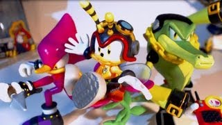 Figure Reviews Chaotix 3 Pack With Charmy Jazwares [upl. by Tenom]