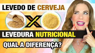 Qual a DIFERENÇA entre o LEVEDO de CERVEJA e a LEVEDURA NUTRICIONAL  Carina Palatnik [upl. by Ibbison]