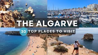 THE ALGARVE PORTUGAL  30 Top Places to Visit in The Algarve [upl. by Nibla]