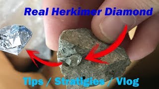 Herkimer Diamond Mining Tips Strategies Review Vlog 4 [upl. by Arrad]