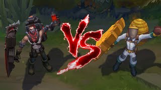 저항군 신지드 VS 벌 수호자 신지드 롤 스킨 비교 Resistance Singed VS Beekeeper Singed Skin [upl. by Ainahtan]