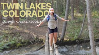 Camping in Twin Lakes Colorado  Summer Camp Episode 3 hikinh hope pass [upl. by Verne]