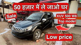 Second hand xuv 500 w8 top model for sale in indore mo9111915021 more detail 👇￼ [upl. by Latoye]