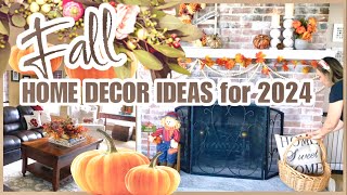 FALL DECOR INSPIRATION IDEAS  FALL HOUSE TOURS [upl. by Demahum325]