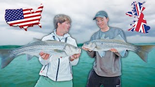 Taking Englanders Saltwater Fishing In New England  fishwithcarl amp justalex [upl. by Vena]