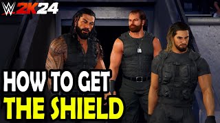 How to Get The Shield in WWE 2k24 [upl. by Saravat]