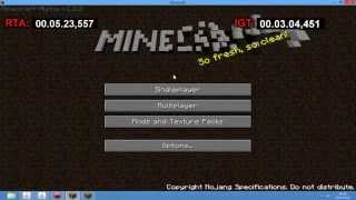 Minecraft Speedrun quotReach the Far Landsquot in 314095 InGame Time Wrong Warp Version Change [upl. by Kathlin]