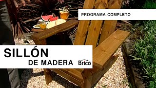 Cómo hacer una SILLA o SILLÓN de Madera para la terraza o el jardín ☀️🌿Bricomania [upl. by Terrill]