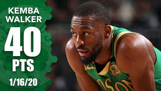 Kemba Walker drops 40 points in Celtics vs Bucks  201920 NBA Highlights [upl. by Nnyletak]