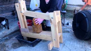 The Wooden Briquette Press [upl. by Meece]