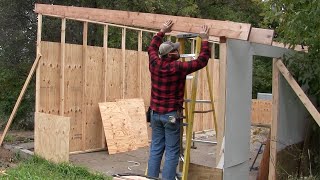 Building a Storage Shed  start to finish [upl. by Neelrihs]