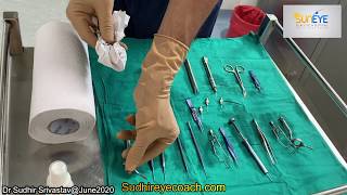 Cleaning of Ophthalmic Surgery InstrumentsDR SUDHIR SRIVASTAVA [upl. by Saphra]