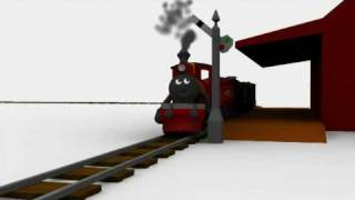 animated steam train test2 [upl. by Nylorak]