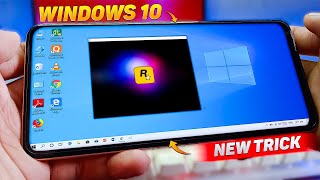 Run Windows 10 on Android  Play PC Games or Use PC Software on mobile 🤯 [upl. by Normy649]